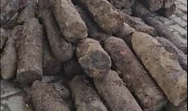 Çanakkale'de 50 Adet Patlamamış Top Mermisi Bulundu