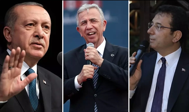 Erdoğan, İmamoğlu ve Yavaş Arasında Yapılan Anketin Sonuçları Açıklandı