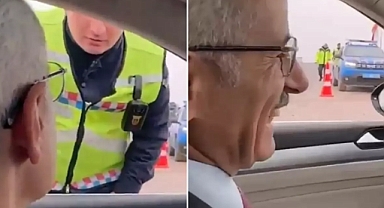 Ulaştırma ve Altyapı Bakanı Uraloğlu'nun Yol Açılışı Yolunda Jandarma ile Eğlenceli Anlar Yaşattı