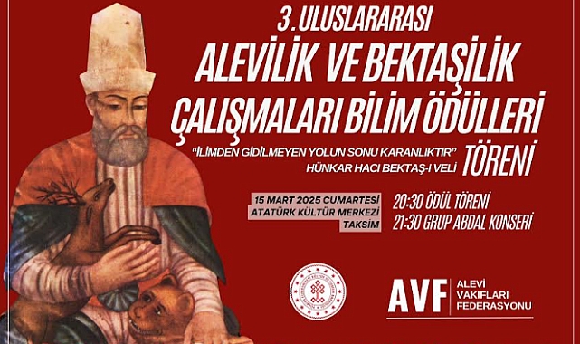 Alevi Vakıfları Federasyonu’ndan Bilime Destek: 3. Uluslararası Alevilik ve Bektaşilik Çalışmaları Bilim Ödülleri Sahiplerini Buluyor