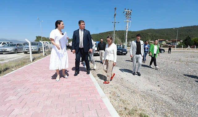 Efes Selçuk Pamucak Rekreasyon Alanı'nda Çalışmalar Hızla Devam Ediyor