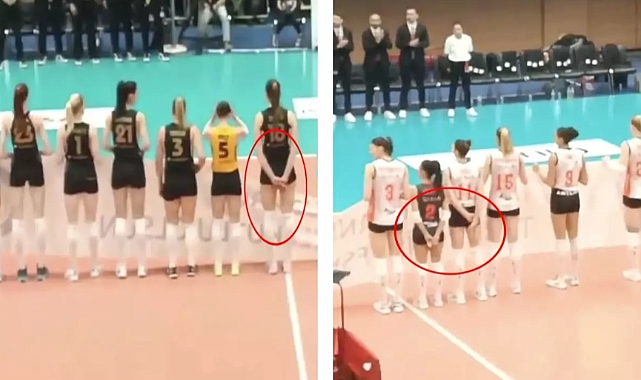 İlkin Aydın'ın Ardından 3 Voleybolcu Daha Polis Pankartını Tutmadı