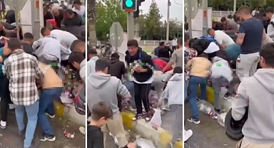 İzmir’de Tırdan Saçılan Biralar Yağmalandı: Vatandaşlar Biraları Toplamak İçin Birbirini Ezdi