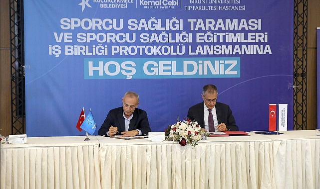 Küçükçekmece'de Sporcular İçin Sağlık Taraması ve Eğitim Protokolü İmzalandı