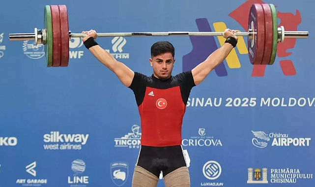 Milli Halterci Kaan Kahriman Avrupa Şampiyonu Oldu