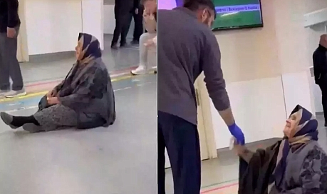 Yaşlı Kadın, Hastanede Randevu Verilmesine Tepki Gösterdi: