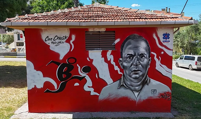 Altıeylül Belediyesi’nden Anlamlı Anı Projesi: Can Cangök’ün Hatırası Grafitiyle Yaşatılıyor