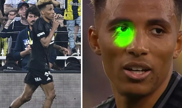 Fenerbahçe-Beşiktaş Derbisinde Gedson Fernandes’e Penaltı Öncesi Lazer Tutuldu