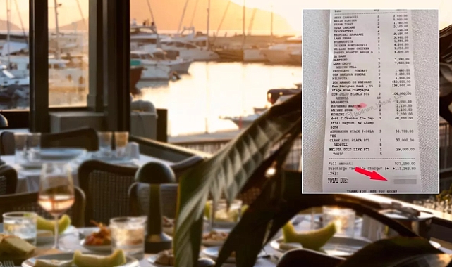 Bodrum’da Lüks Restoranda Şaşırtan Hesap: 1 Milyon 38 Bin TL Ödendi