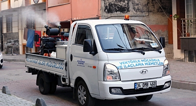 Küçükçekmece Belediyesi, Sivrisinek ve Haşereyle Mücadelede Yoğun İlaçlama Çalışması Yürütüyor