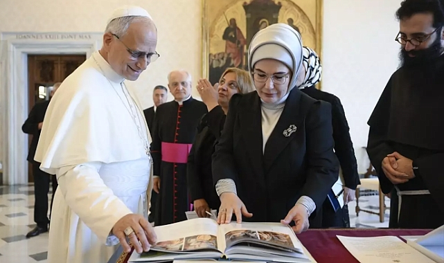Emine Erdoğan, Vatikan'da Papa 14. Leo ile Kapsamlı Görüşme Gerçekleştirdi